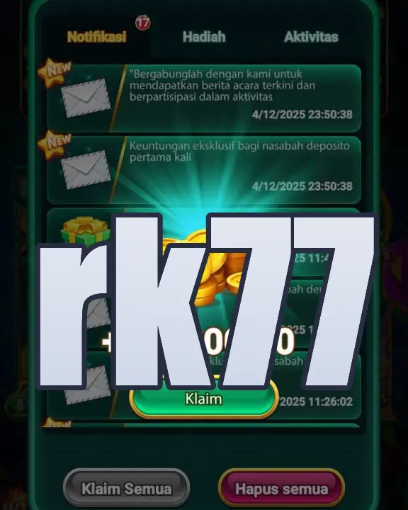 rk77 Masuk