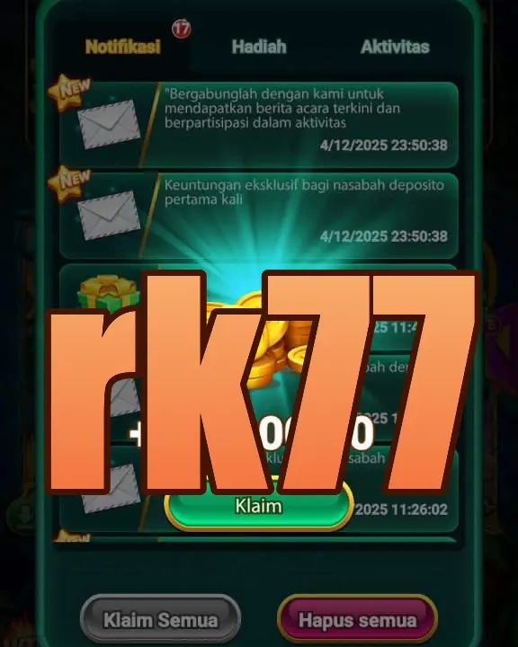 rk77 Tangkapan Layar - APK Resmi